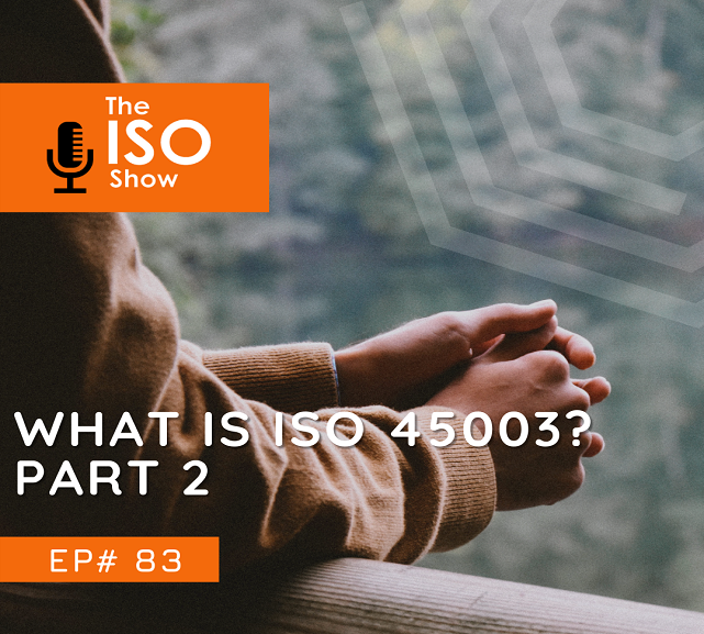 #83 What is ISO 45003? Part 2