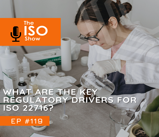 #119 What are the key regulatory drivers for ISO 22716?